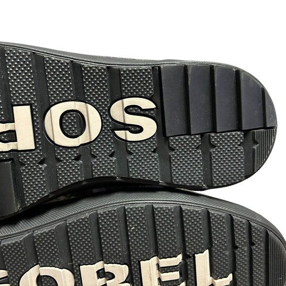 Sorel Cheyanne Metro Hi Lace Suede Leather Quarry Gray Waterproof Boots Mens 9.5 - Picture 15 of 16